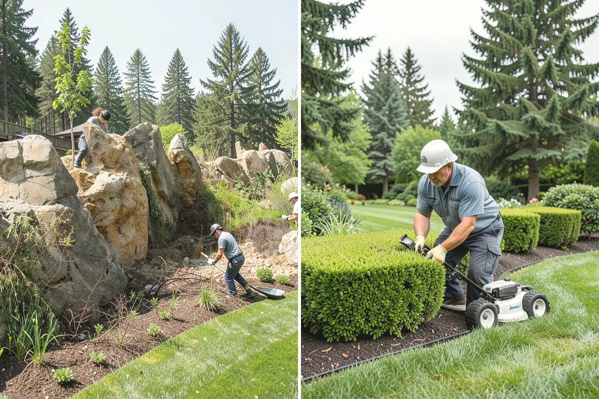 Tree Mulching in Mountlake Terrace, Snohomish County, WA - Clear weeds and turf from the drip-line area