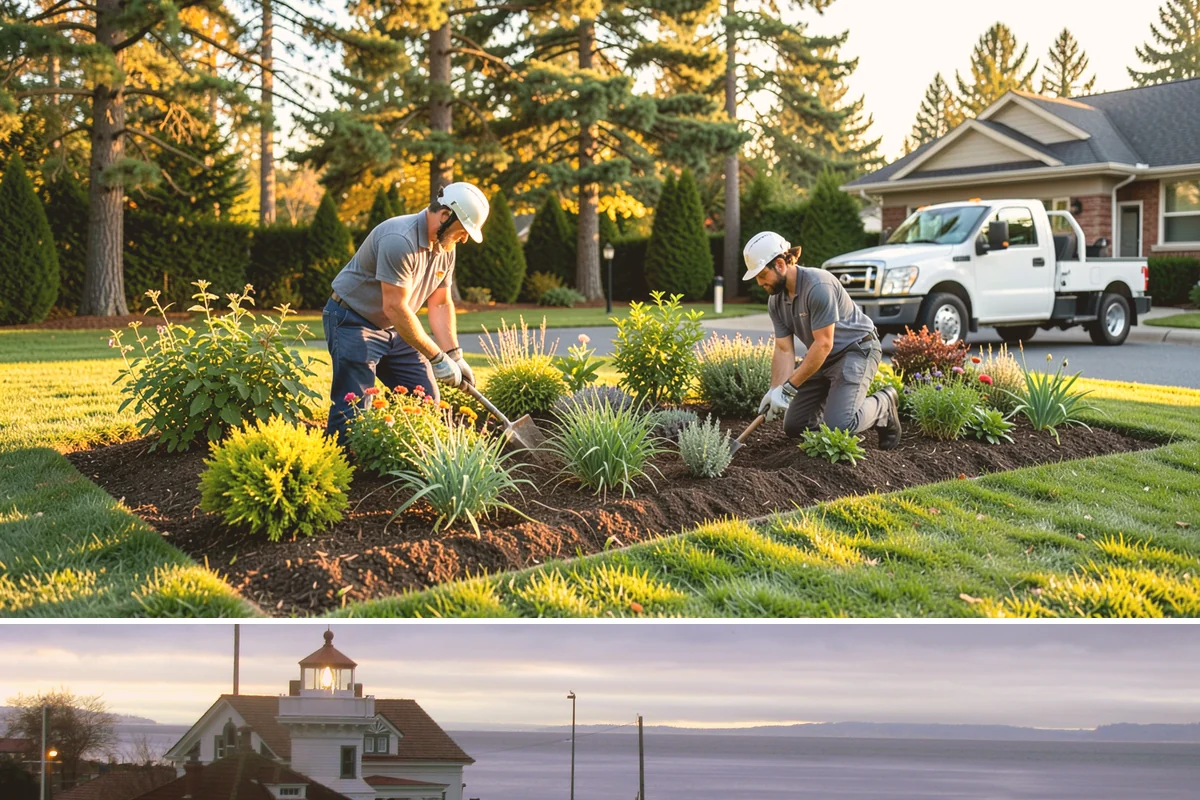 Tree Mulching in Mukilteo, Snohomish County, WA - Best refreshed in spring and fall so mulch insulates PNW roots through summer dry spells and wet winters.