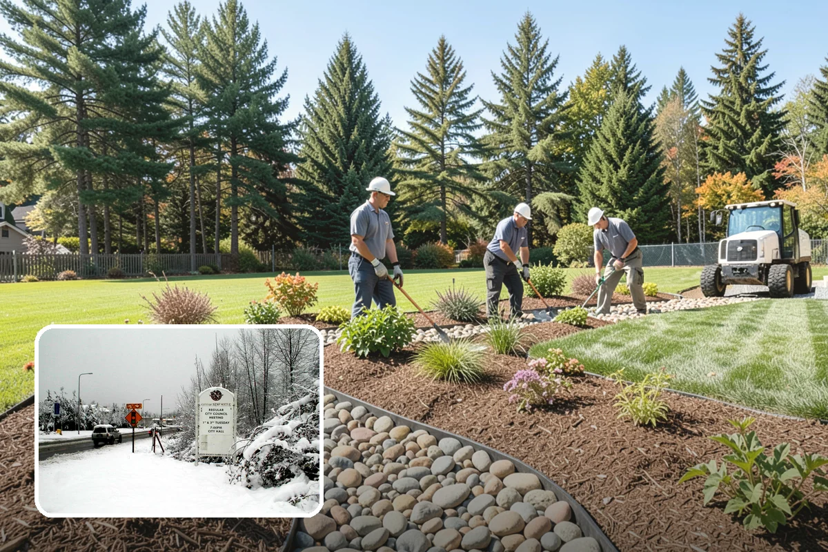 Tree Mulching in Newcastle, King County, WA - Conserves soil moisture and moderates temperature