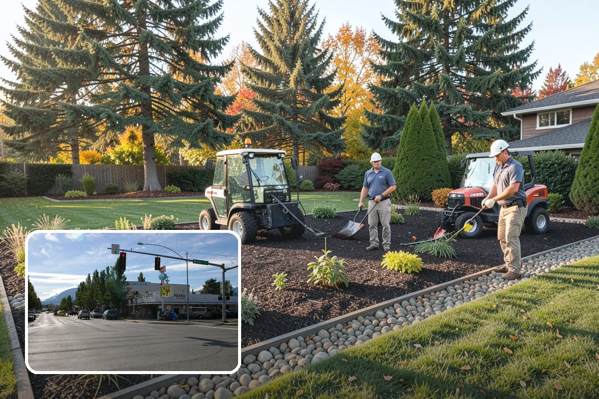Tree Mulching in North Bend, King County, WA - Conserves soil moisture and moderates temperature
