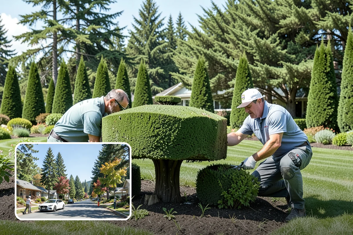 Tree Mulching in Orting, Pierce County, WA - Conserves soil moisture and moderates temperature