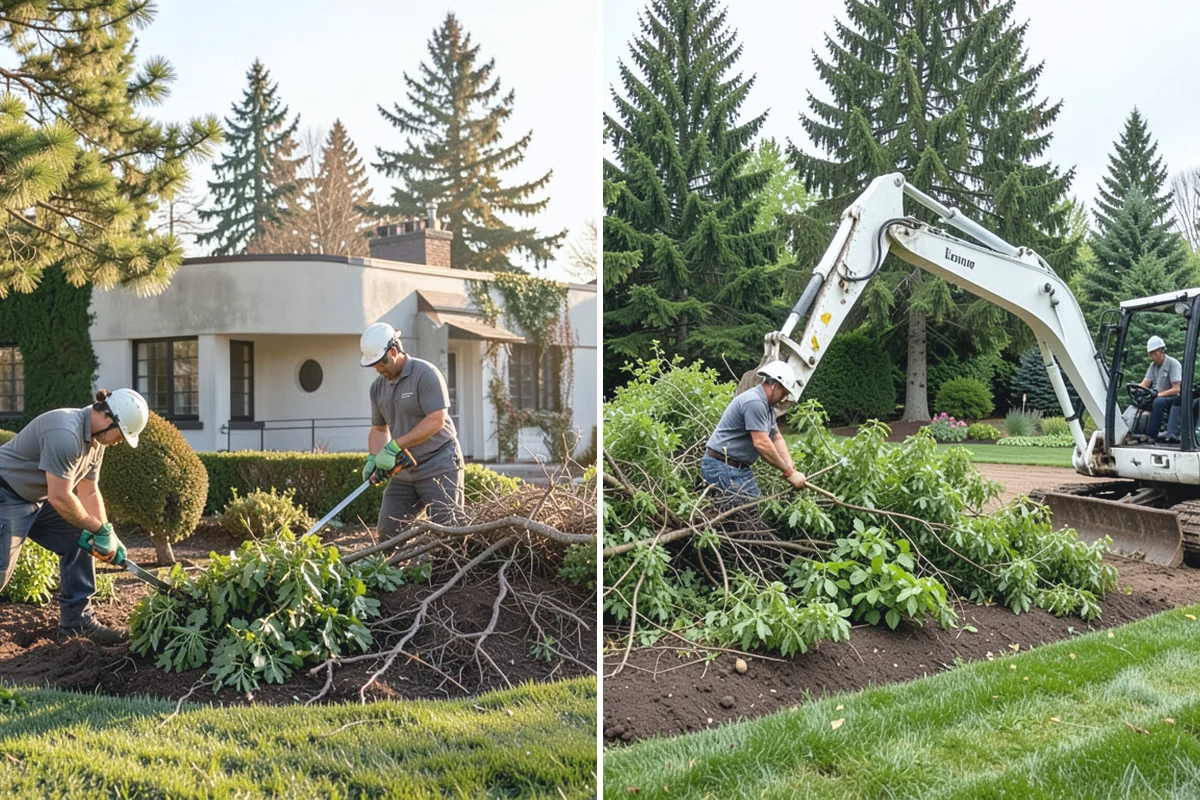 Tree Mulching in Renton, King County, WA - Clear weeds and turf from the drip-line area