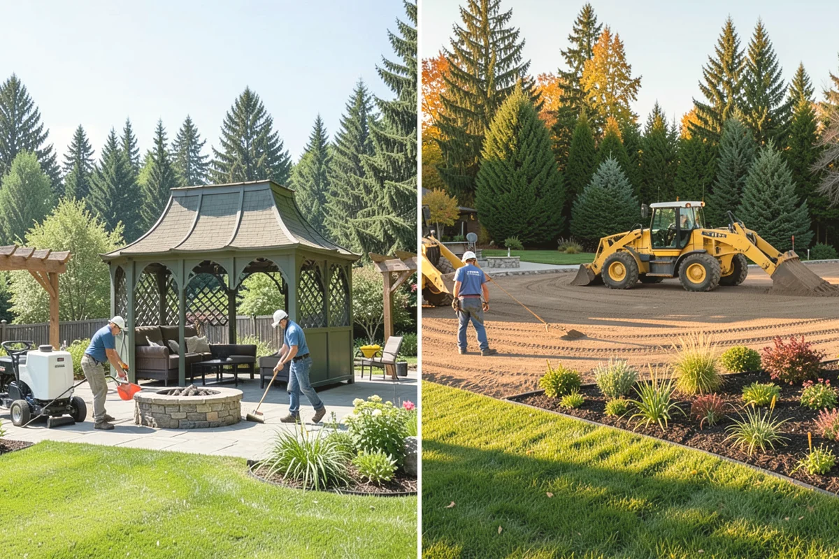 Tree Mulching in Ruston, Pierce County, WA - Clear weeds and turf from the drip-line area