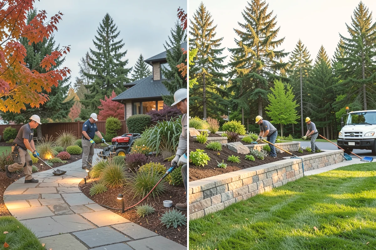 Tree Mulching in Sammamish, King County, WA - Clear weeds and turf from the drip-line area