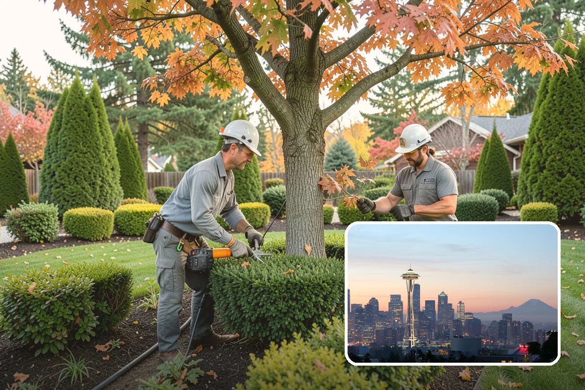 Tree Mulching in Seattle, King County, WA - Conserves soil moisture and moderates temperature