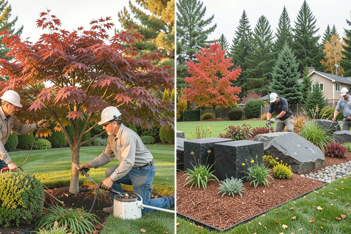 Tree Mulching in Steilacoom, Pierce County, WA - Clear weeds and turf from the drip-line area