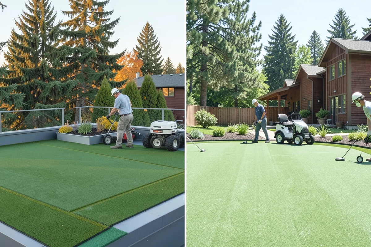 Tree Mulching in Sumner, Pierce County, WA - Clear weeds and turf from the drip-line area