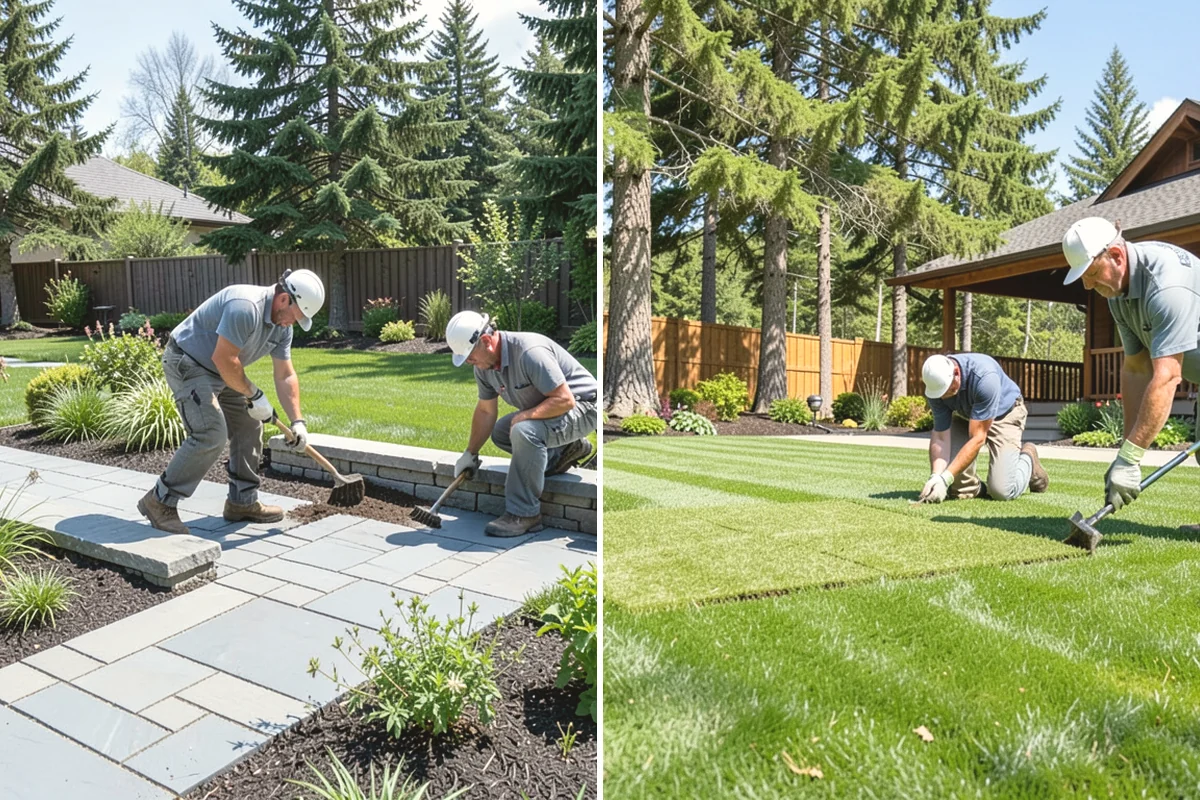 Tree Mulching in Tacoma, Pierce County, WA - Clear weeds and turf from the drip-line area