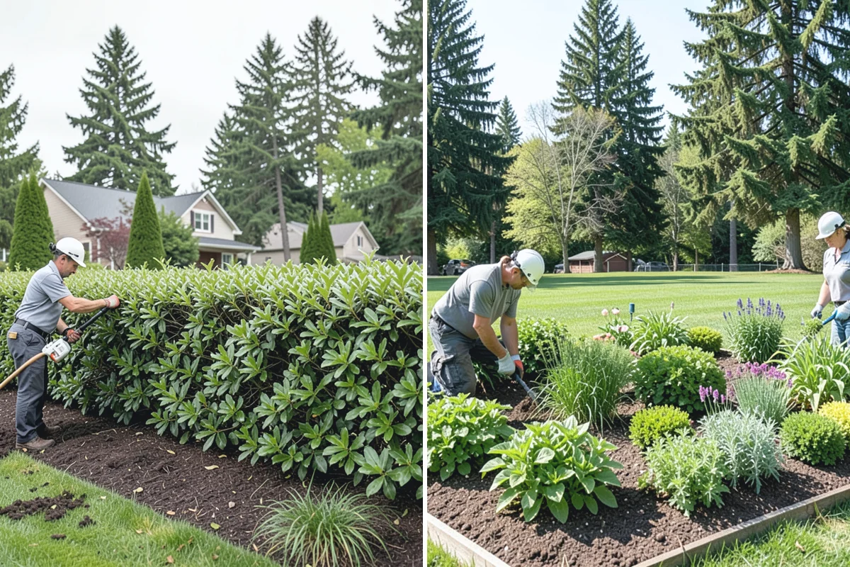 Tree Mulching in Wilkeson, Pierce County, WA - Clear weeds and turf from the drip-line area