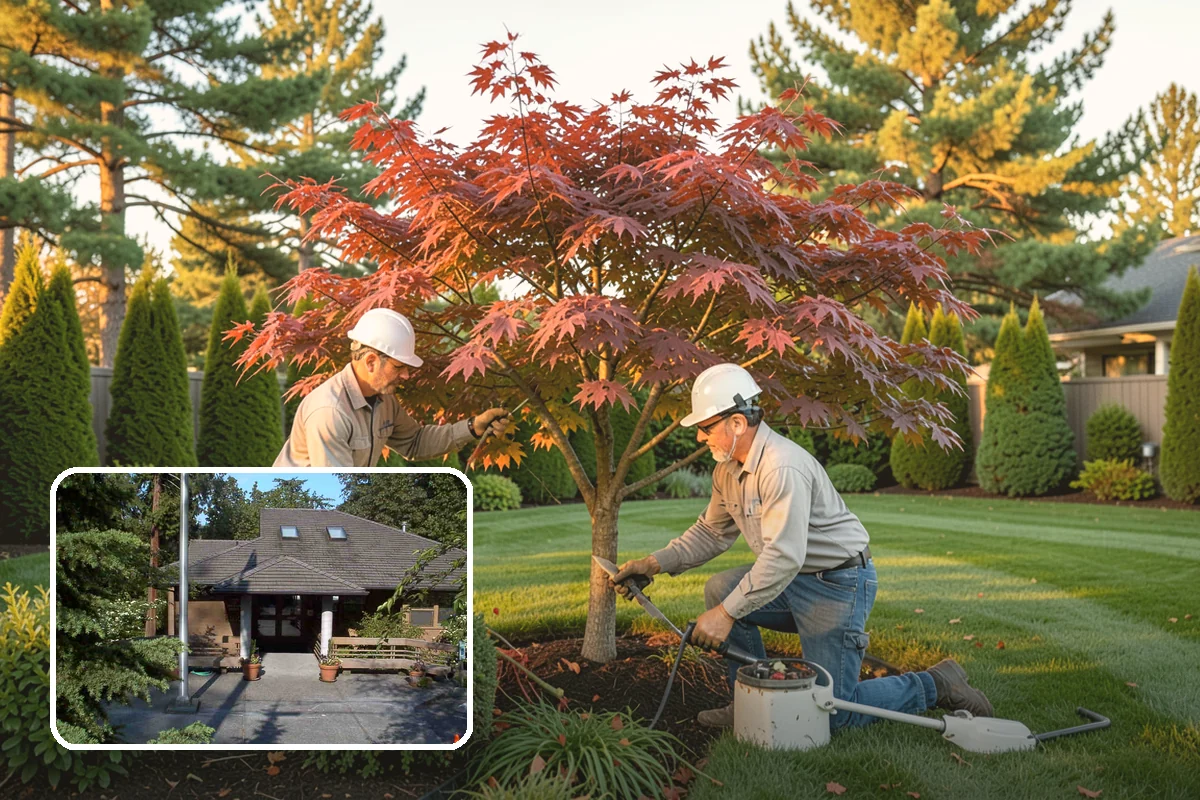 Tree Mulching in Yarrow Point, King County, WA - Conserves soil moisture and moderates temperature