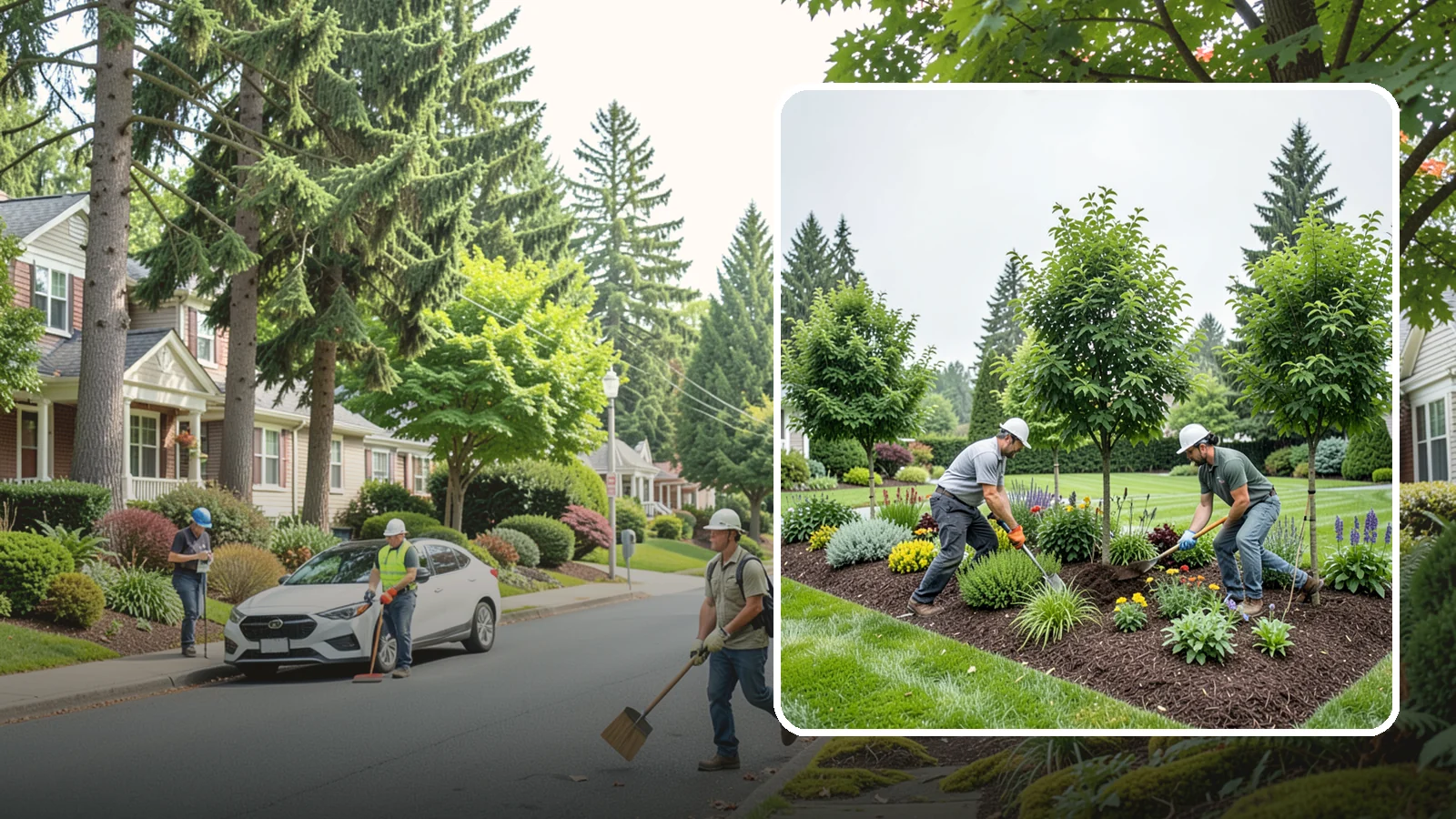 Tree Planting in Beaux Arts Village, King County, WA - We plant healthy, well-sited trees that flourish in Puget Sound's mild, rainy climate.