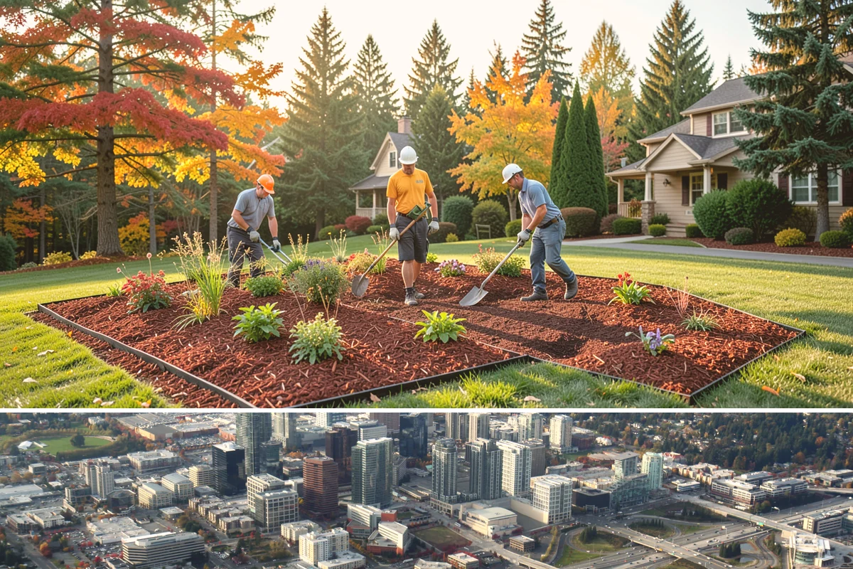 Tree Planting in Bellevue, King County, WA - Fall is ideal in the Pacific Northwest so winter rains establish roots, though early spring planting works well before summer dry...