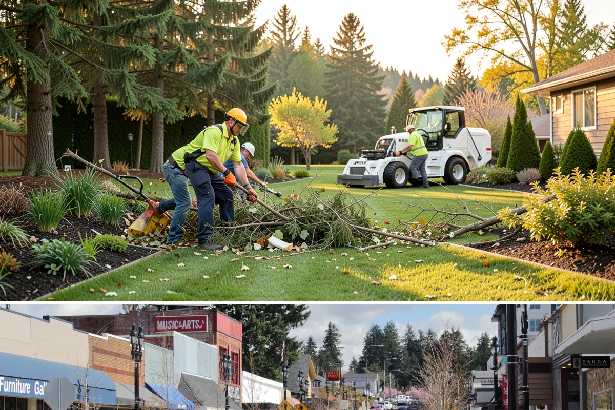 Tree Planting in Bothell, King County, WA - Fall is ideal in the Pacific Northwest so winter rains establish roots, though early spring planting works well before summer dry...