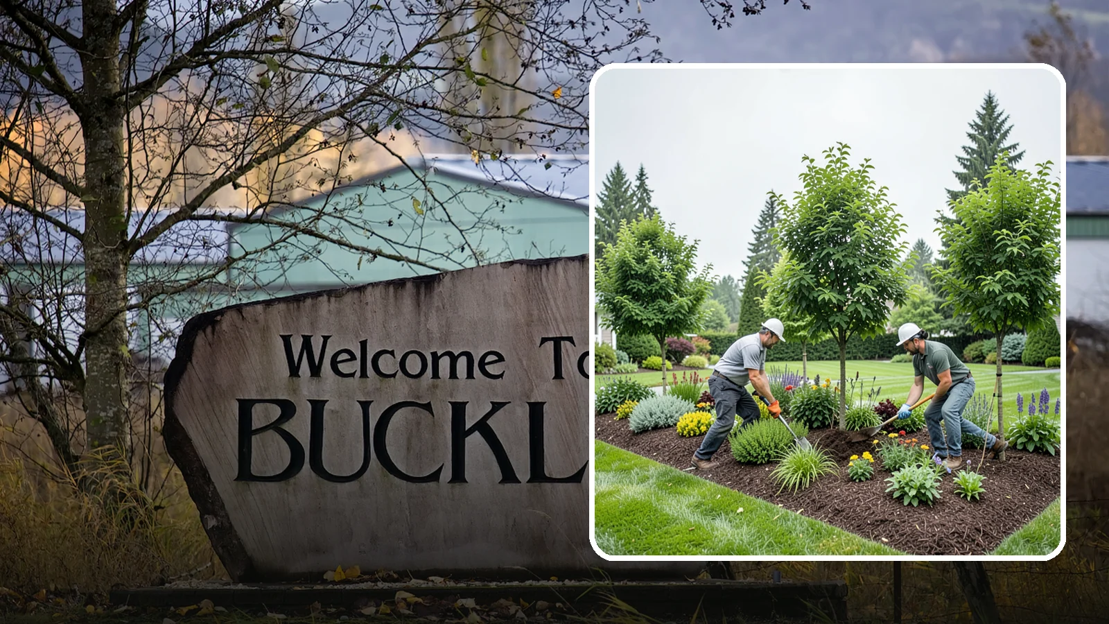 Tree Planting in Buckley, Pierce County, WA - We plant healthy, well-sited trees that flourish in Puget Sound's mild, rainy climate.