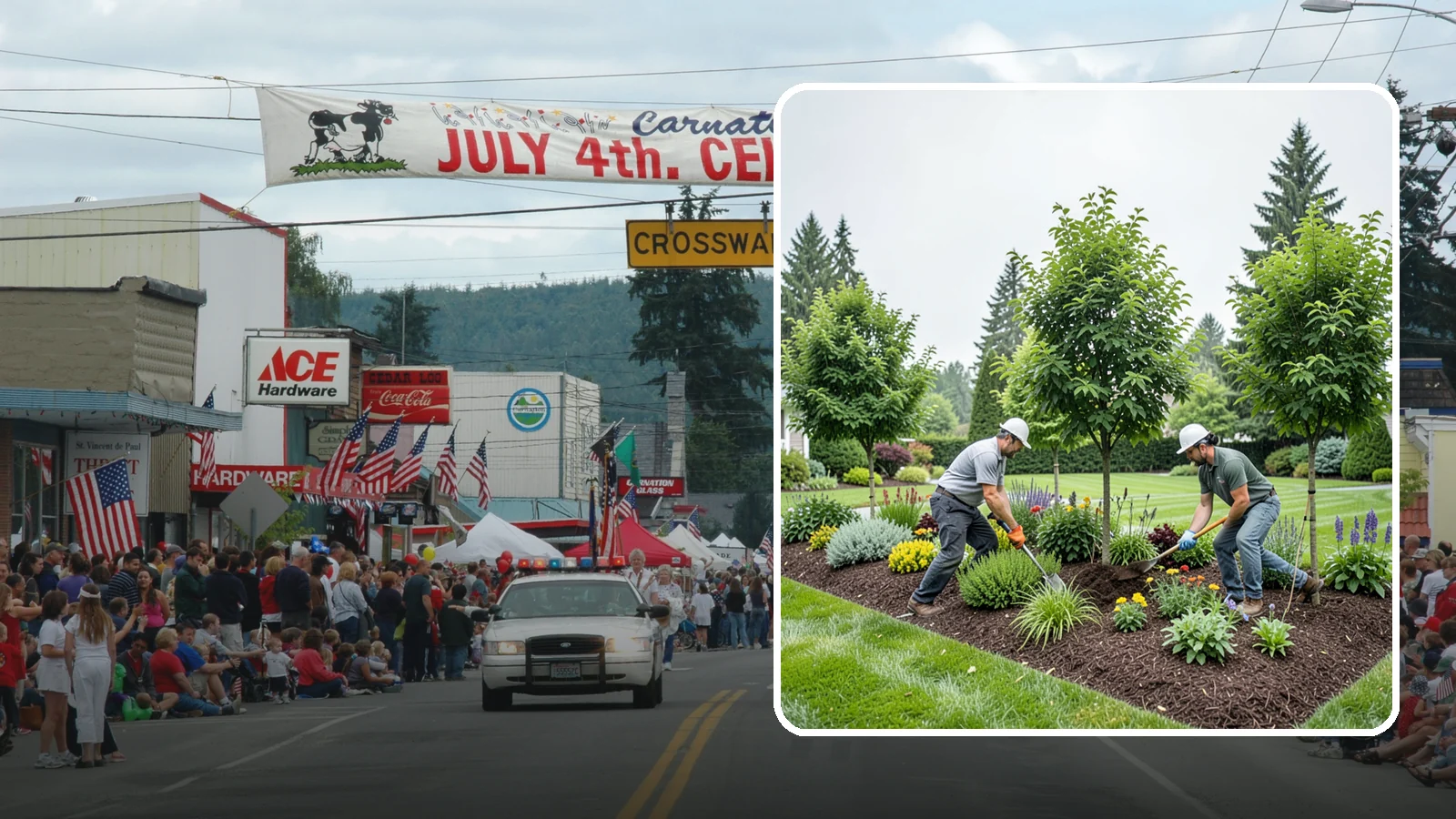 Tree Planting in Carnation, King County, WA - We plant healthy, well-sited trees that flourish in Puget Sound's mild, rainy climate.