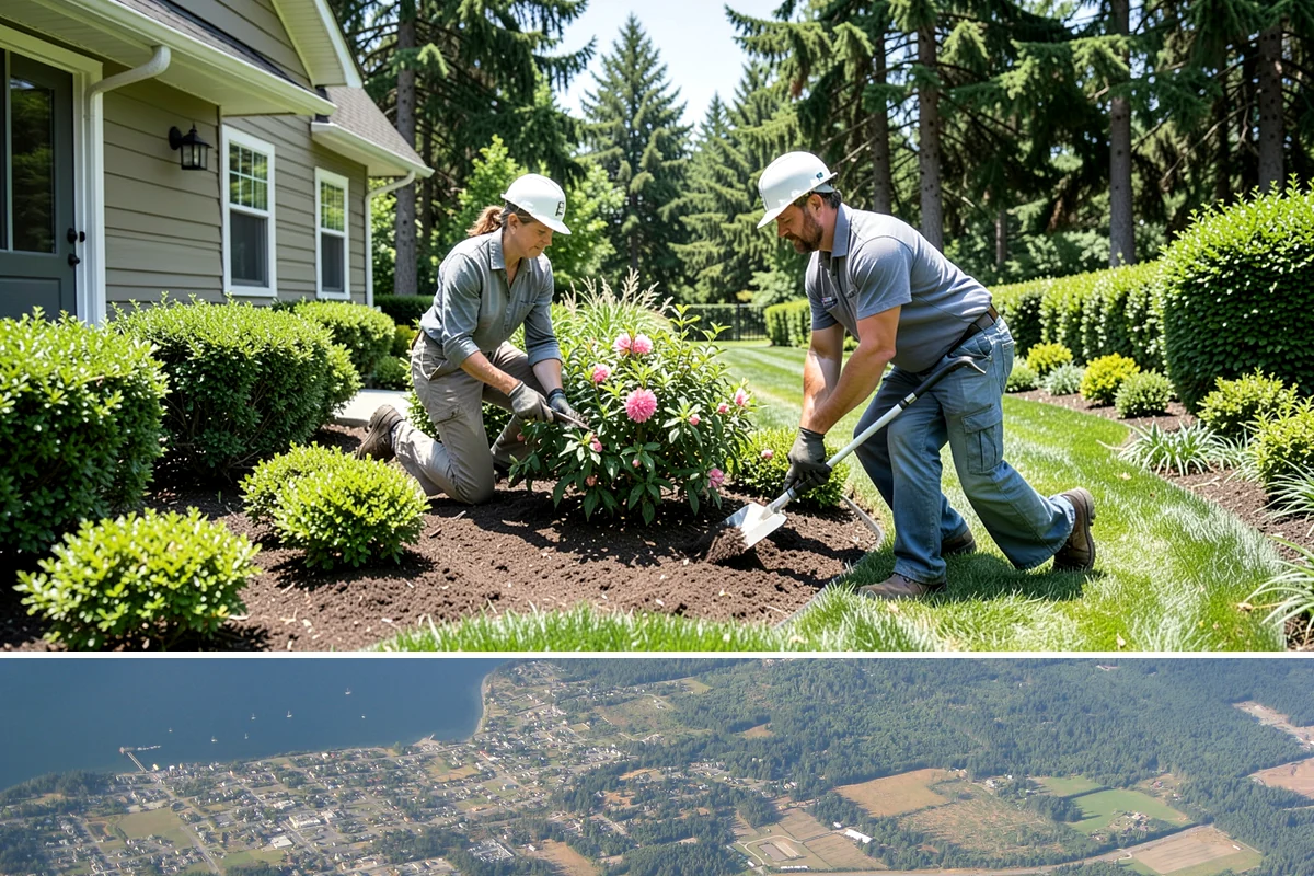 Tree Planting in Coupeville, Island County, WA - Fall is ideal in the Pacific Northwest so winter rains establish roots, though early spring planting works well before summer dry...