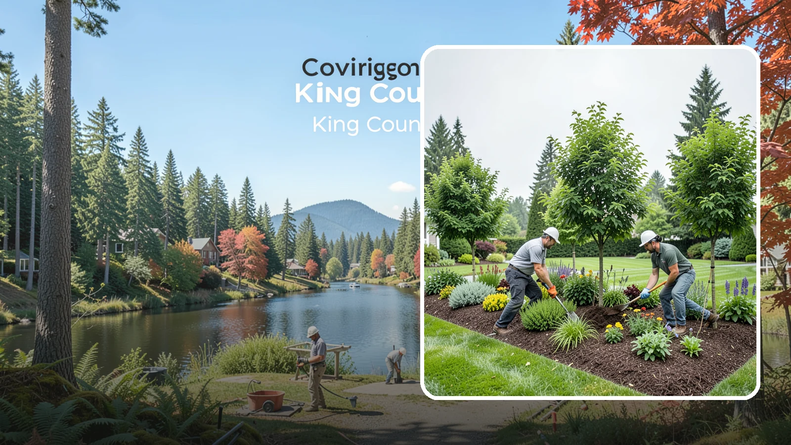 Tree Planting in Covington, King County, WA - We plant healthy, well-sited trees that flourish in Puget Sound's mild, rainy climate.