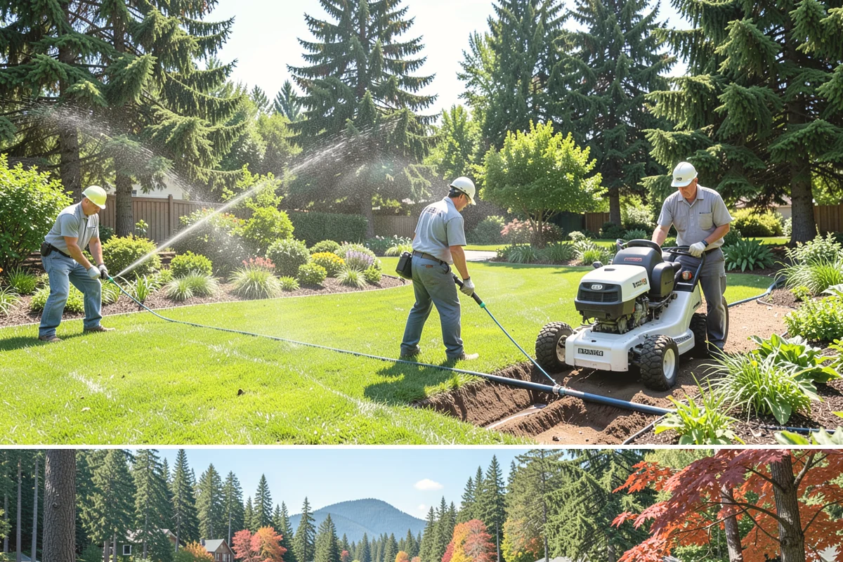 Tree Planting in Covington, King County, WA - Fall is ideal in the Pacific Northwest so winter rains establish roots, though early spring planting works well before summer dry...