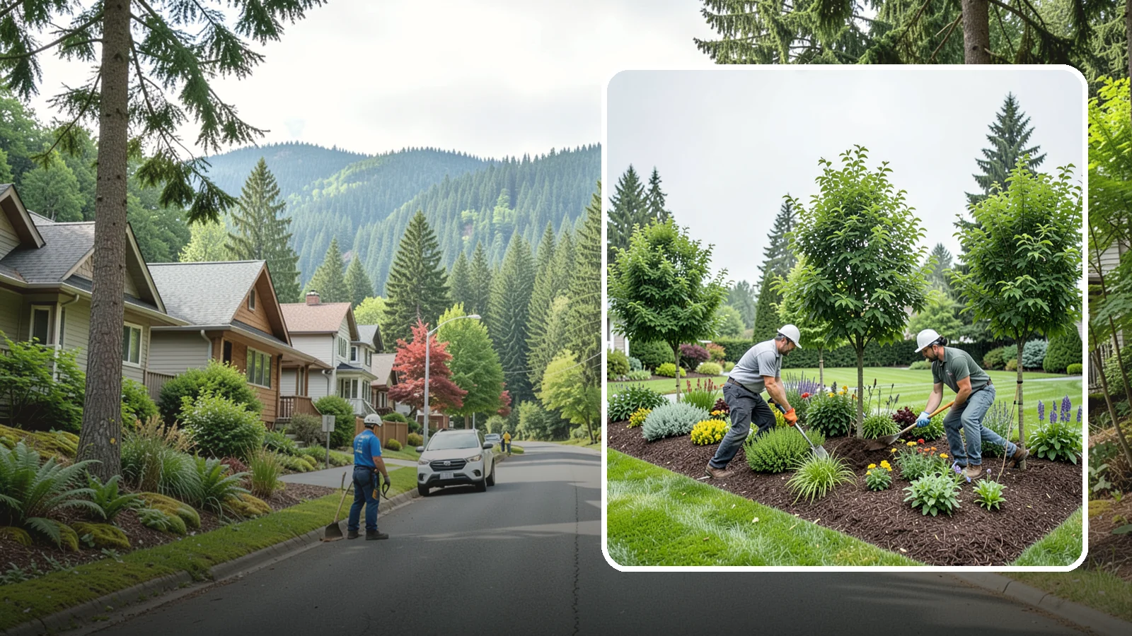 Tree Planting in Darrington, Snohomish County, WA - We plant healthy, well-sited trees that flourish in Puget Sound's mild, rainy climate.