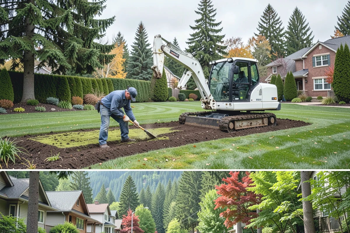 Tree Planting in Darrington, Snohomish County, WA - Fall is ideal in the Pacific Northwest so winter rains establish roots, though early spring planting works well before summer dry...