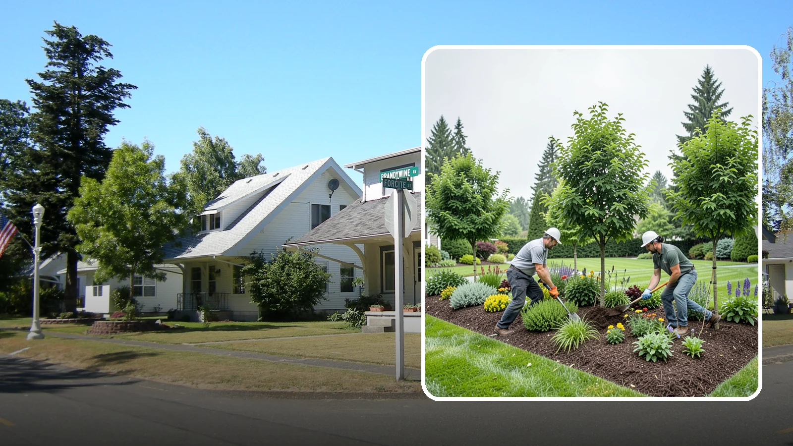 Tree Planting in DuPont, Pierce County, WA - We plant healthy, well-sited trees that flourish in Puget Sound's mild, rainy climate.