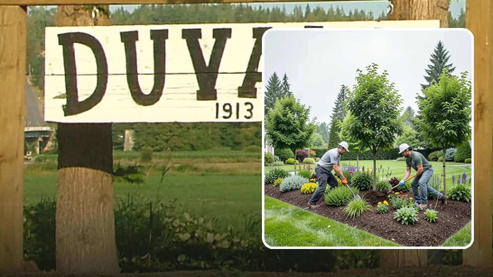 Tree Planting in Duvall, King County, WA - We plant healthy, well-sited trees that flourish in Puget Sound's mild, rainy climate.