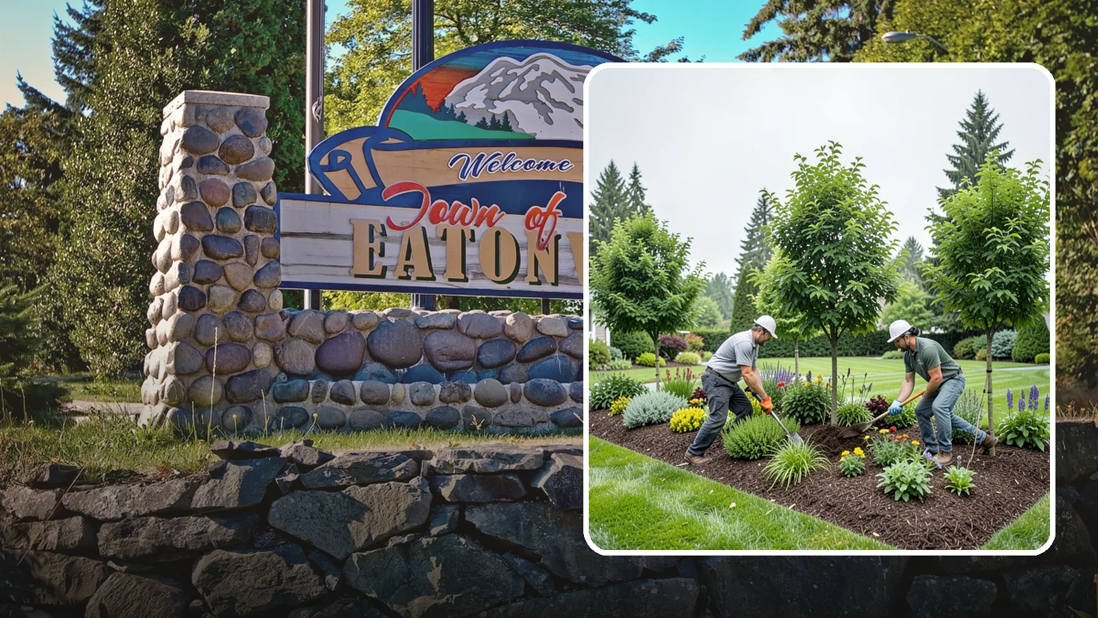 Tree Planting in Eatonville, Pierce County, WA - We plant healthy, well-sited trees that flourish in Puget Sound's mild, rainy climate.