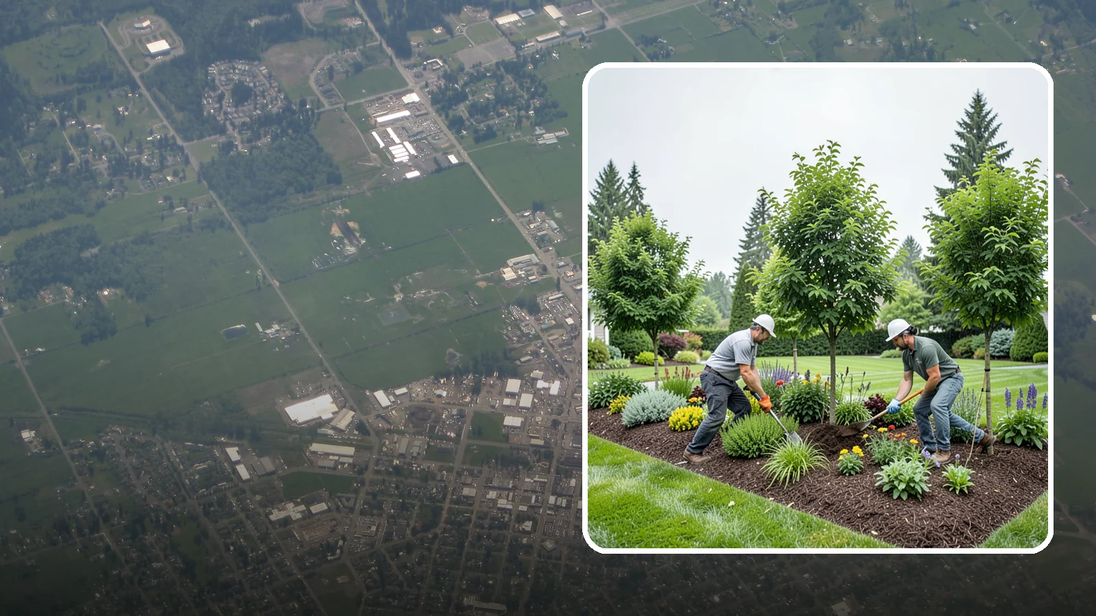 Tree Planting in Enumclaw, King County, WA - We plant healthy, well-sited trees that flourish in Puget Sound's mild, rainy climate.