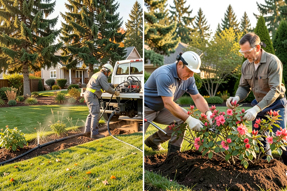 Tree Planting in Enumclaw, King County, WA - Assess site drainage, light, and mature spacing