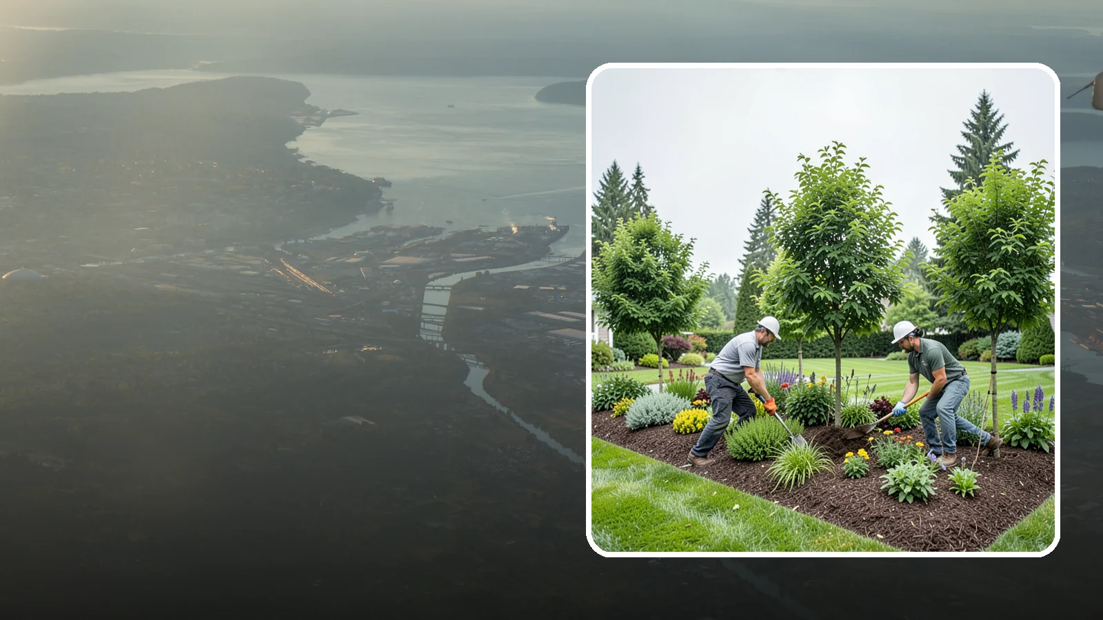 Tree Planting in Fife, Pierce County, WA - We plant healthy, well-sited trees that flourish in Puget Sound's mild, rainy climate.