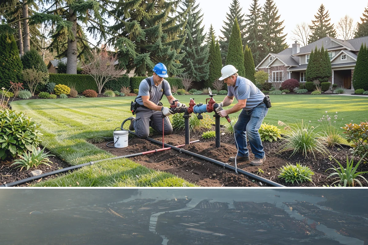 Tree Planting in Fife, Pierce County, WA - Fall is ideal in the Pacific Northwest so winter rains establish roots, though early spring planting works well before summer dry...