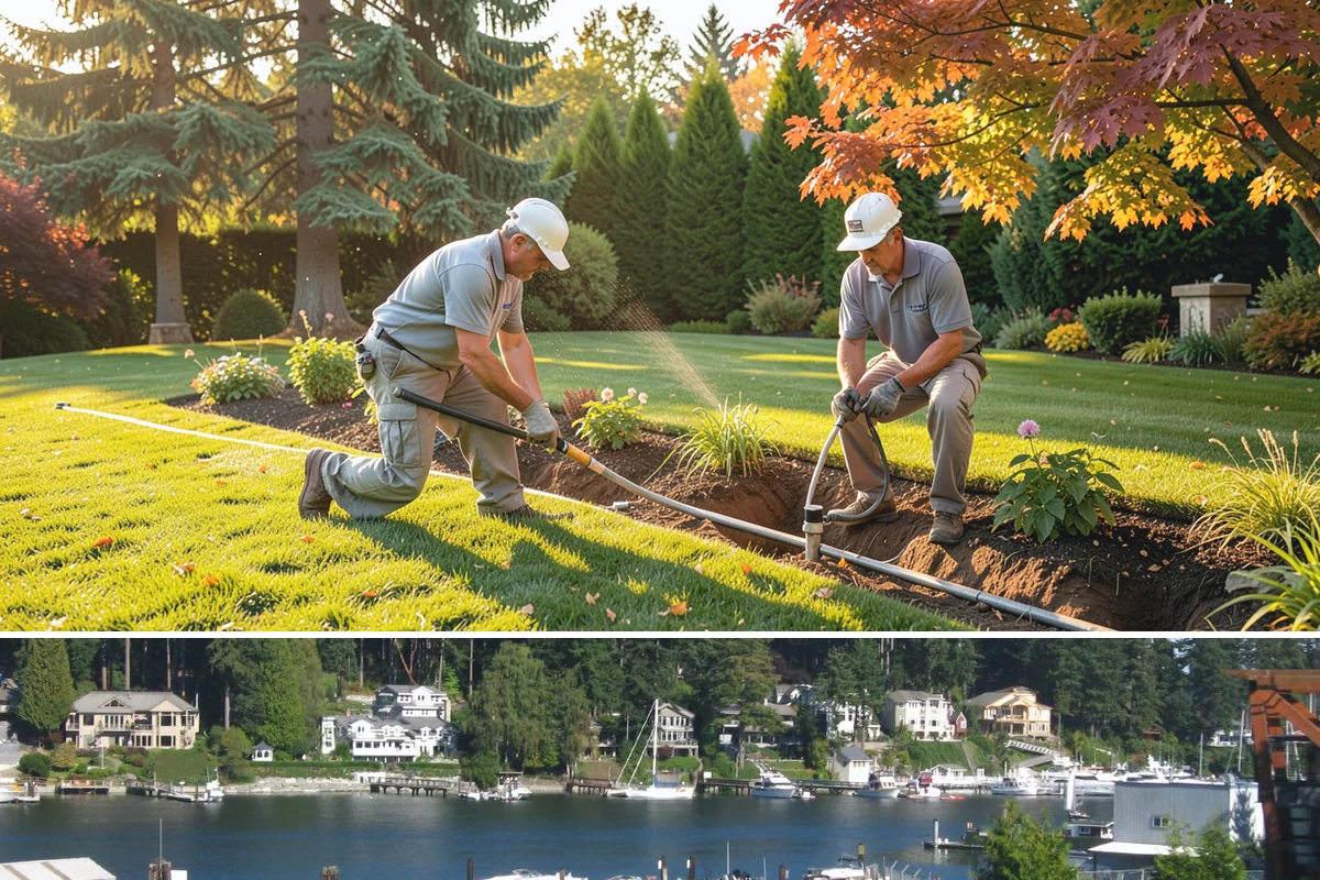 Tree Planting in Gig Harbor, Pierce County, WA - Fall is ideal in the Pacific Northwest so winter rains establish roots, though early spring planting works well before summer dry...