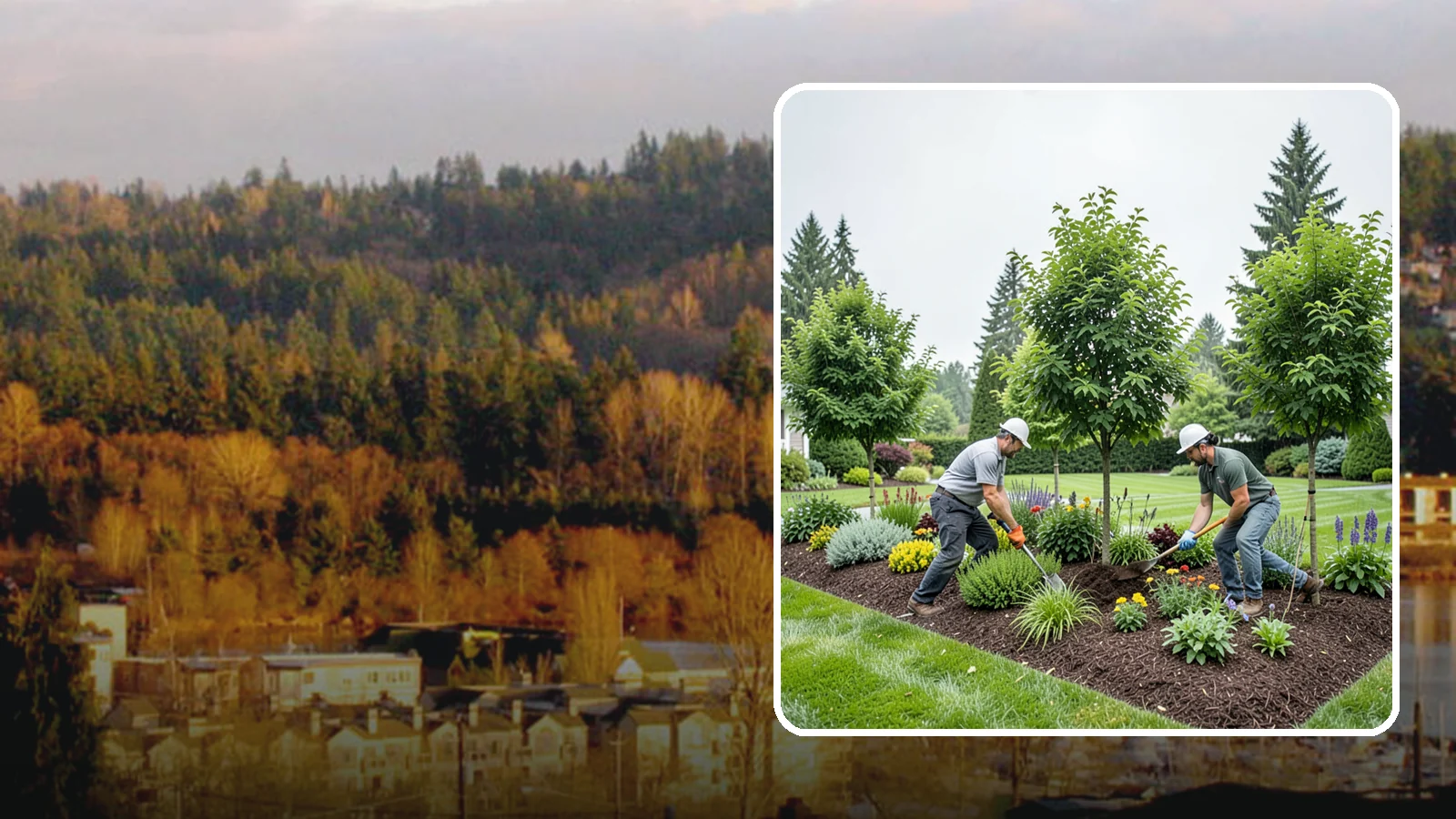 Tree Planting in Kenmore, King County, WA - We plant healthy, well-sited trees that flourish in Puget Sound's mild, rainy climate.