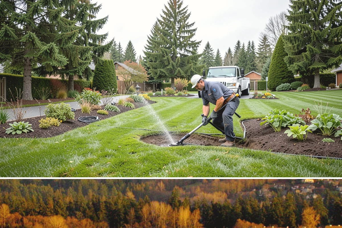 Tree Planting in Kenmore, King County, WA - Fall is ideal in the Pacific Northwest so winter rains establish roots, though early spring planting works well before summer dry...