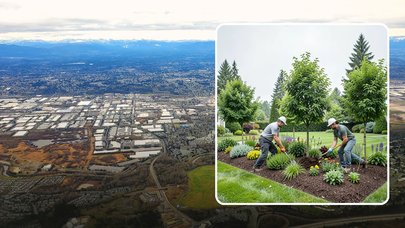 Tree Planting in Kent, King County, WA - We plant healthy, well-sited trees that flourish in Puget Sound's mild, rainy climate.