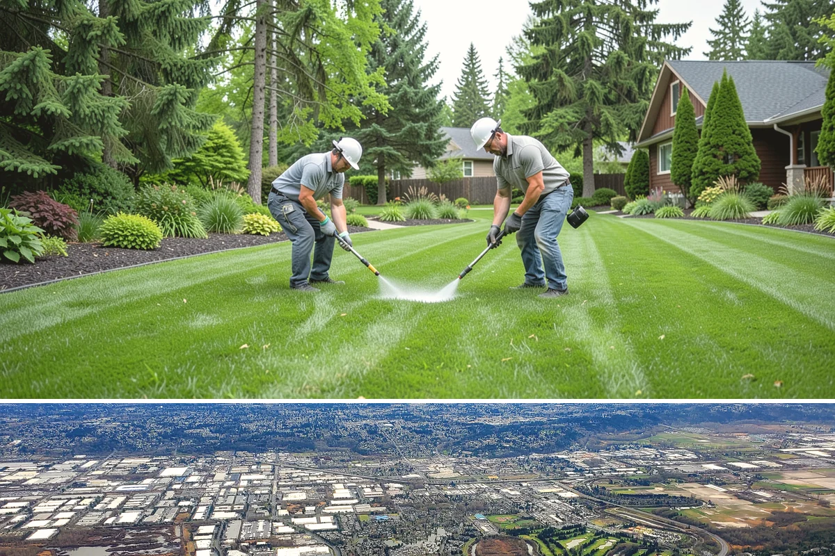 Tree Planting in Kent, King County, WA - Fall is ideal in the Pacific Northwest so winter rains establish roots, though early spring planting works well before summer dry...
