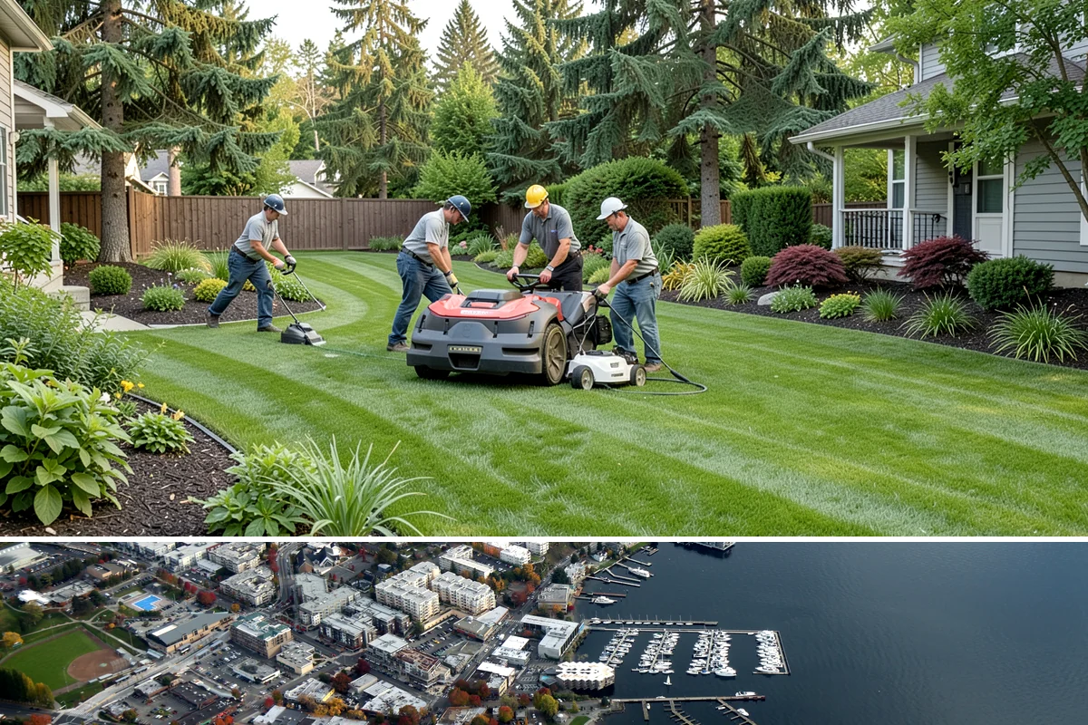Tree Planting in Kirkland, King County, WA - Fall is ideal in the Pacific Northwest so winter rains establish roots, though early spring planting works well before summer dry...