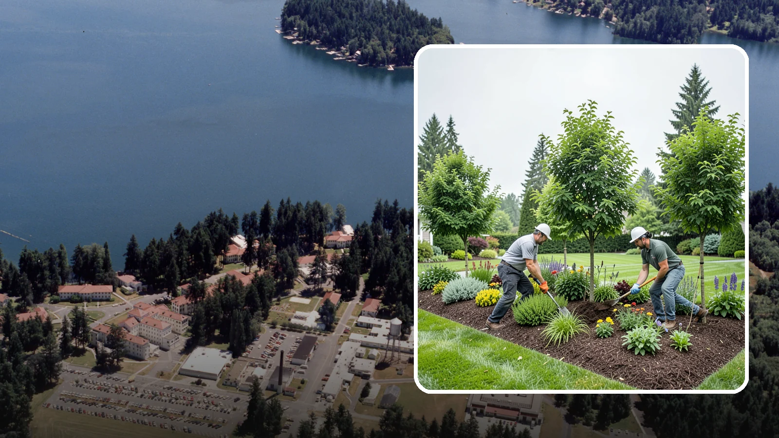 Tree Planting in Lakewood, Pierce County, WA - We plant healthy, well-sited trees that flourish in Puget Sound's mild, rainy climate.