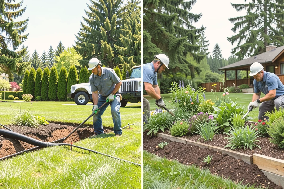Tree Planting in Milton, King County, WA - Assess site drainage, light, and mature spacing