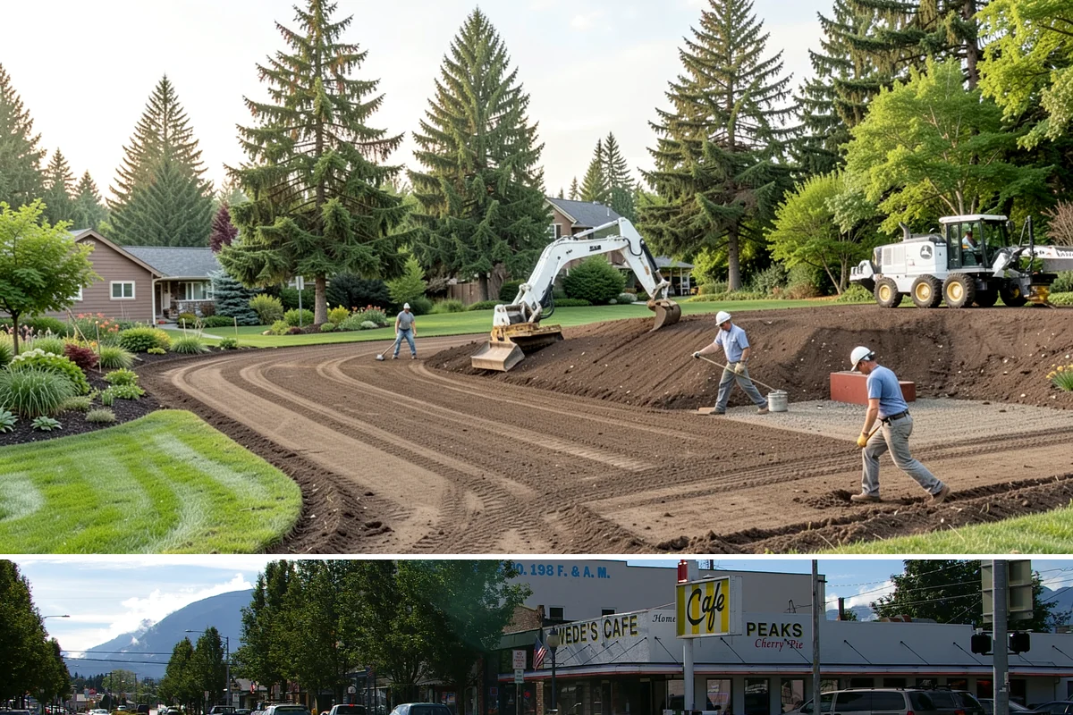 Tree Planting in North Bend, King County, WA - Fall is ideal in the Pacific Northwest so winter rains establish roots, though early spring planting works well before summer dry...