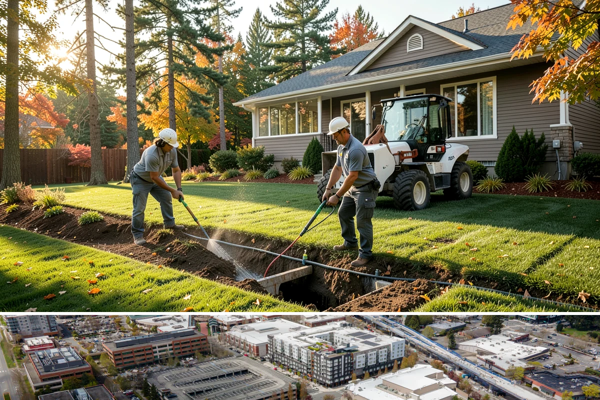 Tree Planting in Redmond, King County, WA - Fall is ideal in the Pacific Northwest so winter rains establish roots, though early spring planting works well before summer dry...