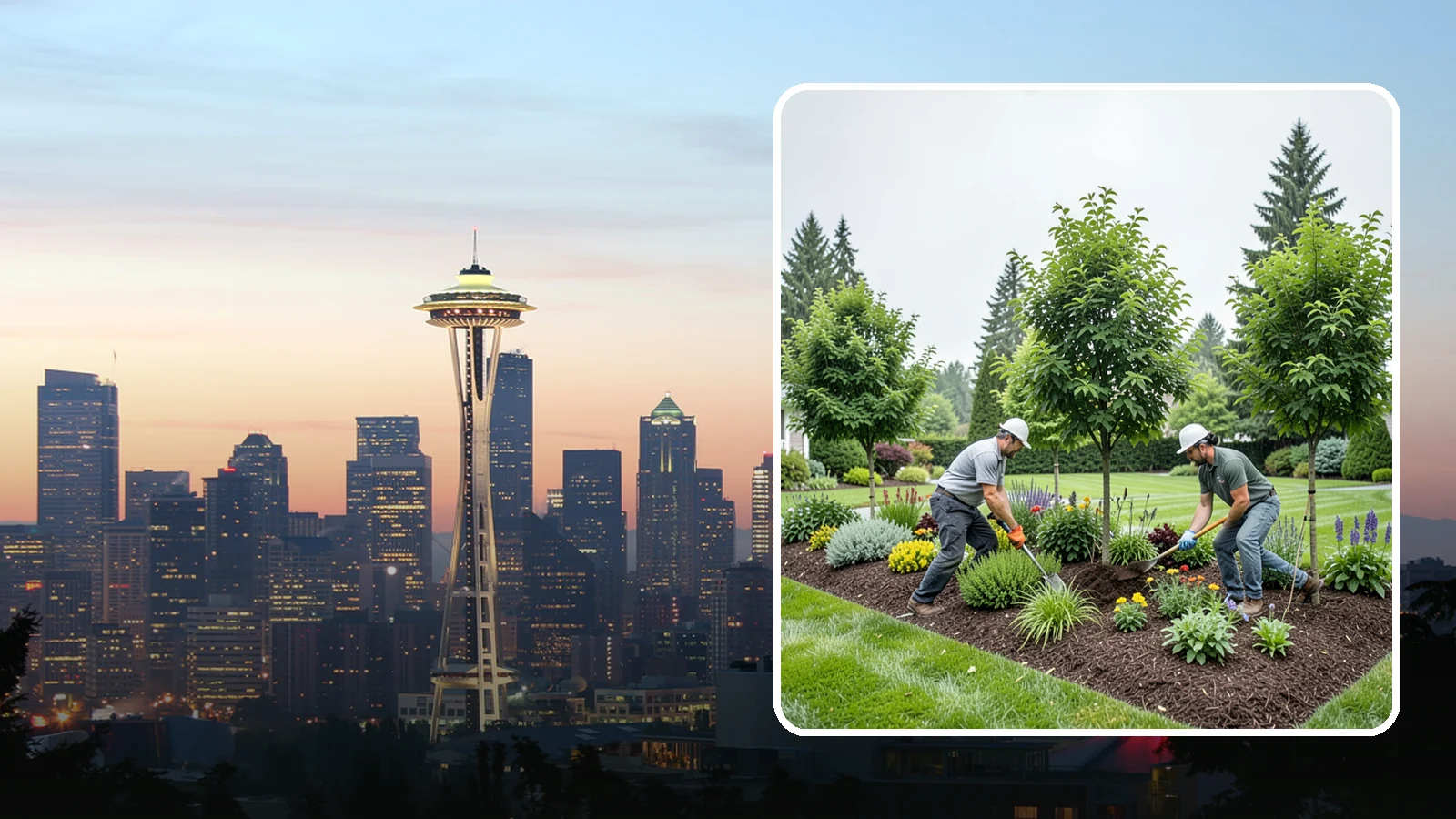 Tree Planting in Seattle, King County, WA - We plant healthy, well-sited trees that flourish in Puget Sound's mild, rainy climate.