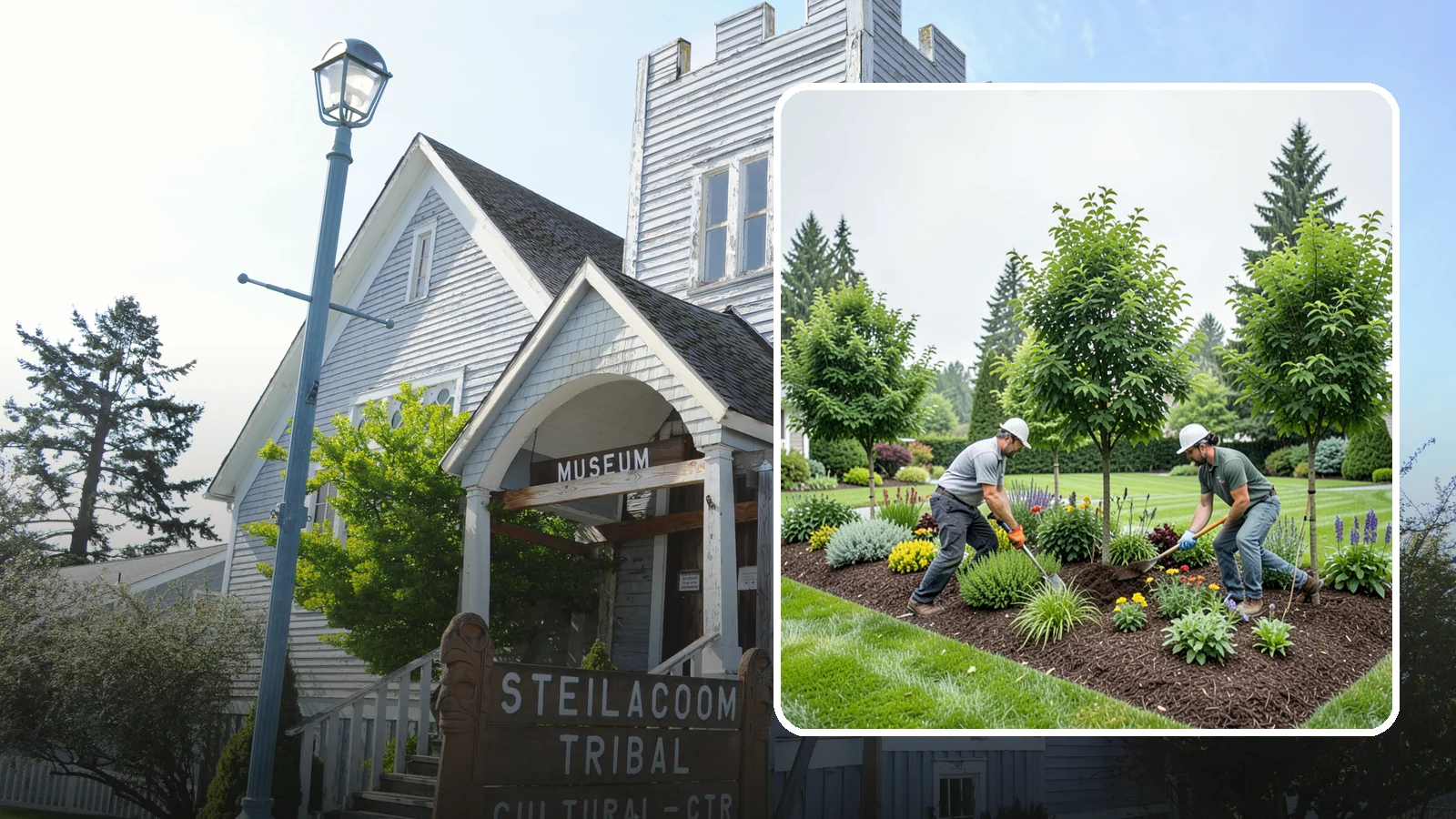Tree Planting in Steilacoom, Pierce County, WA - We plant healthy, well-sited trees that flourish in Puget Sound's mild, rainy climate.