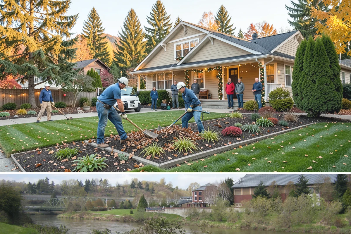 Tree Planting in Tukwila, King County, WA - Fall is ideal in the Pacific Northwest so winter rains establish roots, though early spring planting works well before summer dry...