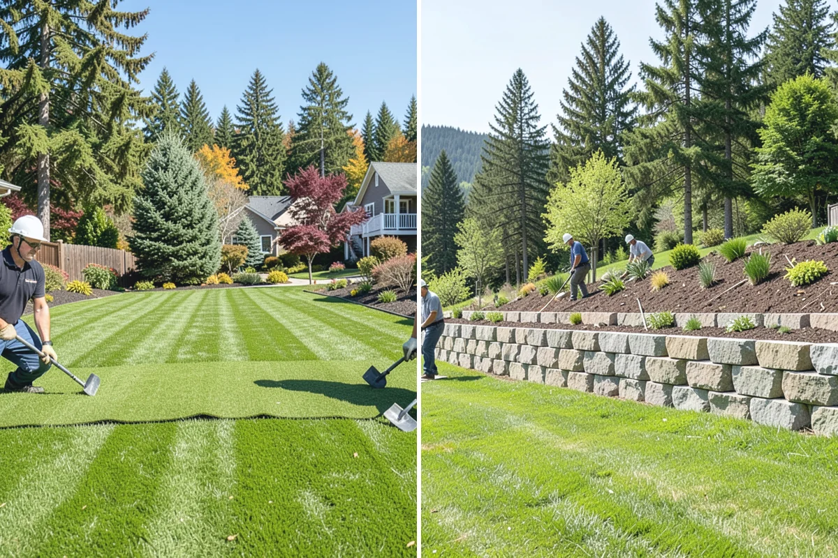 Tree Planting in Wilkeson, Pierce County, WA - Assess site drainage, light, and mature spacing