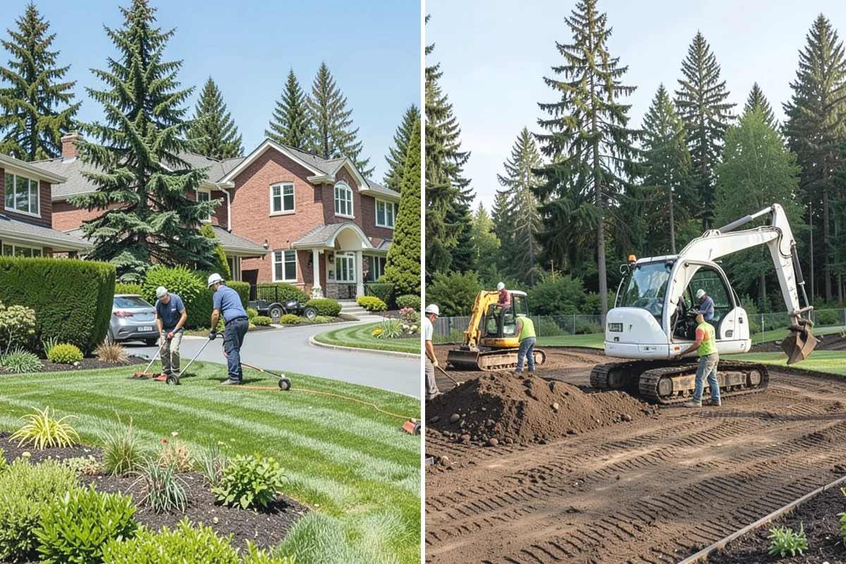Tree Planting in Woodinville, King County, WA - Assess site drainage, light, and mature spacing