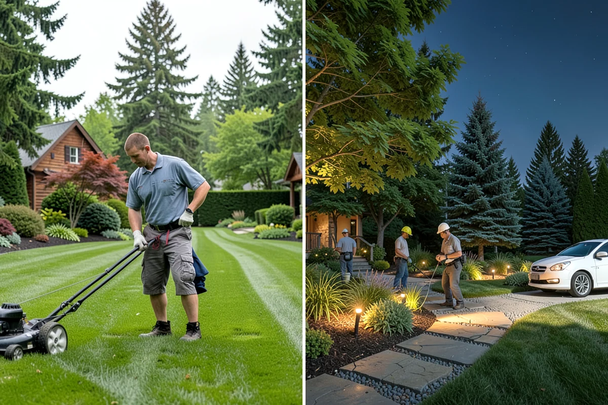 Tree Staking in Arlington, Snohomish County, WA - Assess the tree, lean, and prevailing wind