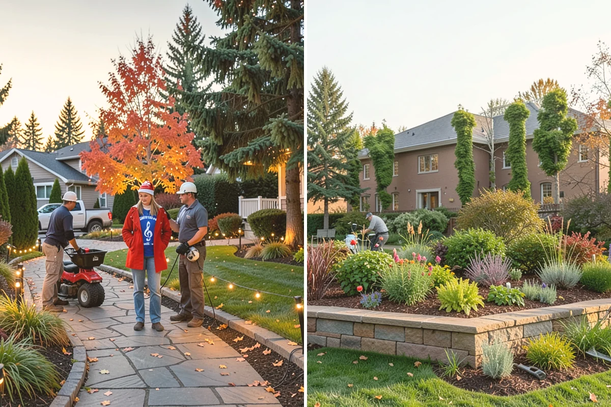 Tree Staking in Bothell, King County, WA - Assess the tree, lean, and prevailing wind