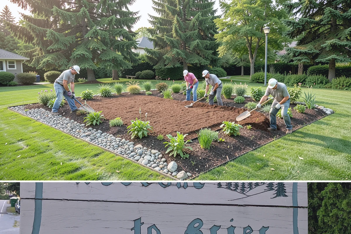 Tree Staking in Brier, Snohomish County, WA - Most useful at fall and spring planting and ahead of the wind-driven storm season that sweeps the Sound.