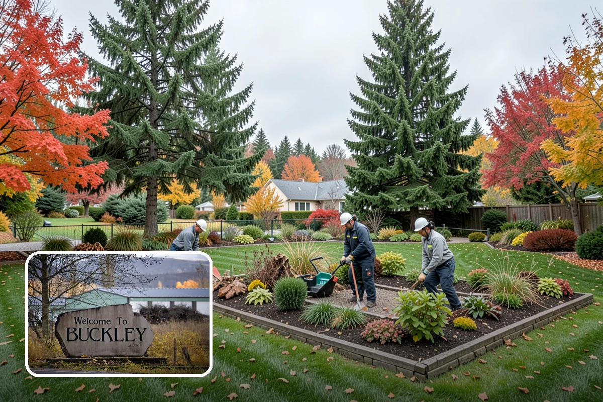 Tree Staking in Buckley, Pierce County, WA - Steadies new or leaning trees during establishment